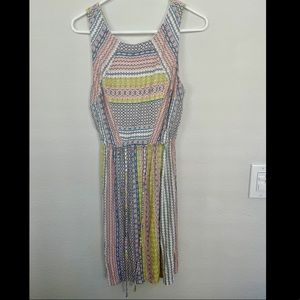 A.N.A Mini Multi-Colored and Patterned Dress - Medium